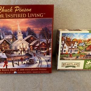 2 Country Puzzles Like New